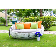 Synthetic Rattan Round Lounger